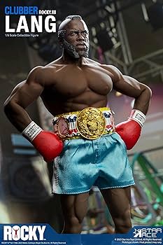 JAKKS社版 ロッキー＆クラバーラング(ロッキーⅢ)フィギュア２個セット Amazon.co.jp: Rocky III クラバー・ラング 1:6スケール